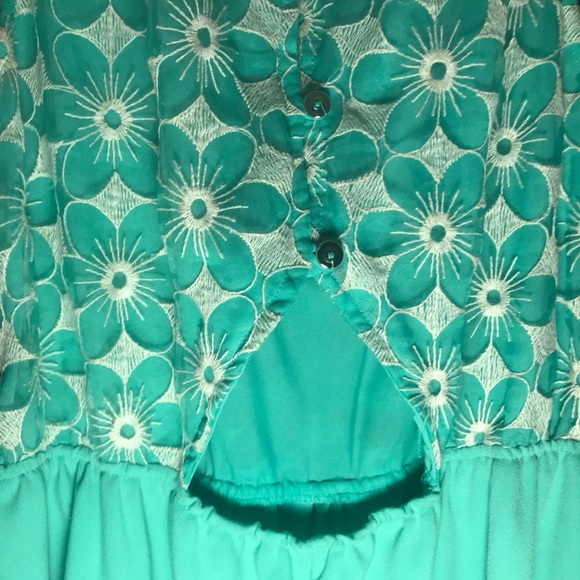 Delicate Turquoise Dress - Picture 6 of 6